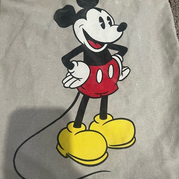 Vintage Disney couture by Loop canvas Mickey Mouse print tote / shoulder… - Picture 2 of 5